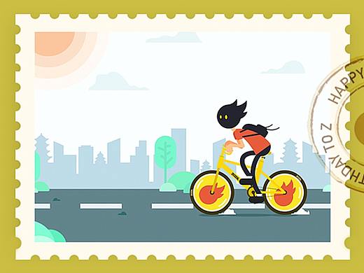 站酷13周年贺图征集-小z的旅程-北京