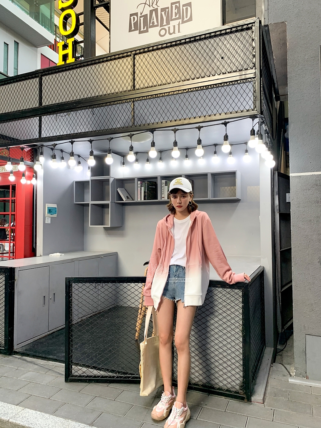 潮牌连帽卫衣纯色卫衣拉链连帽卫衣小清新休闲卫衣