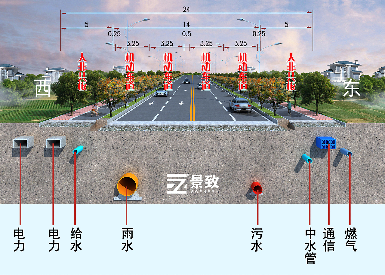 市政工程bim效果图