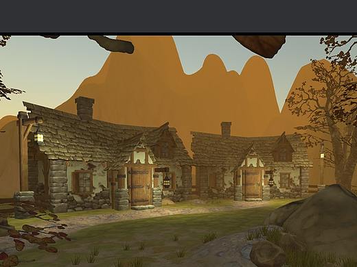 Unity_林中小屋展示