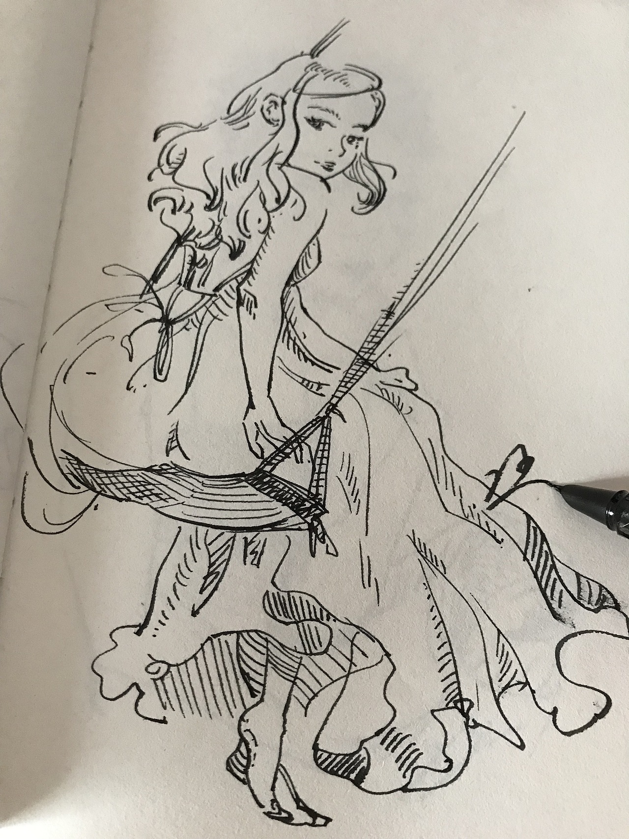 钢笔速写～|动漫|单幅漫画|是冰儿呀_临摹作品-站酷zcool