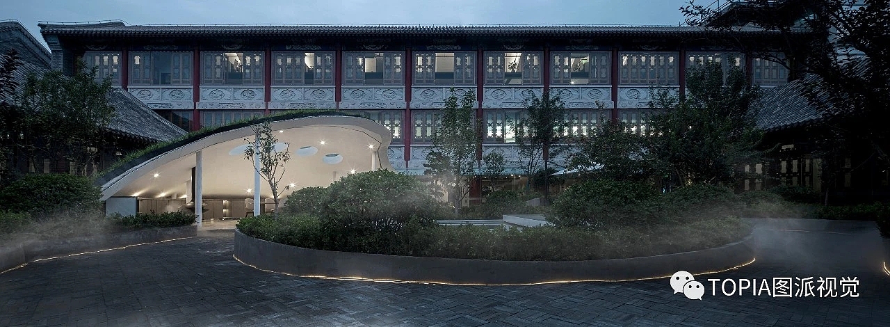 图派视觉 | 中德行建筑 传统四合庭院的人文办公改造