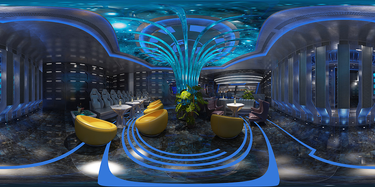 t club科幻酒吧|空间|家装设计|空baii_原创作品-站酷zcool