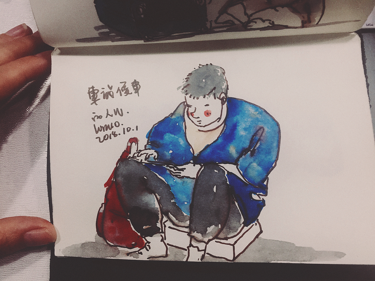 手账速写（图ZMTM3OTUxOTgw） - 创作习作 - 站酷设计师wnuo五弄原创素材 - 站酷ZCOOL