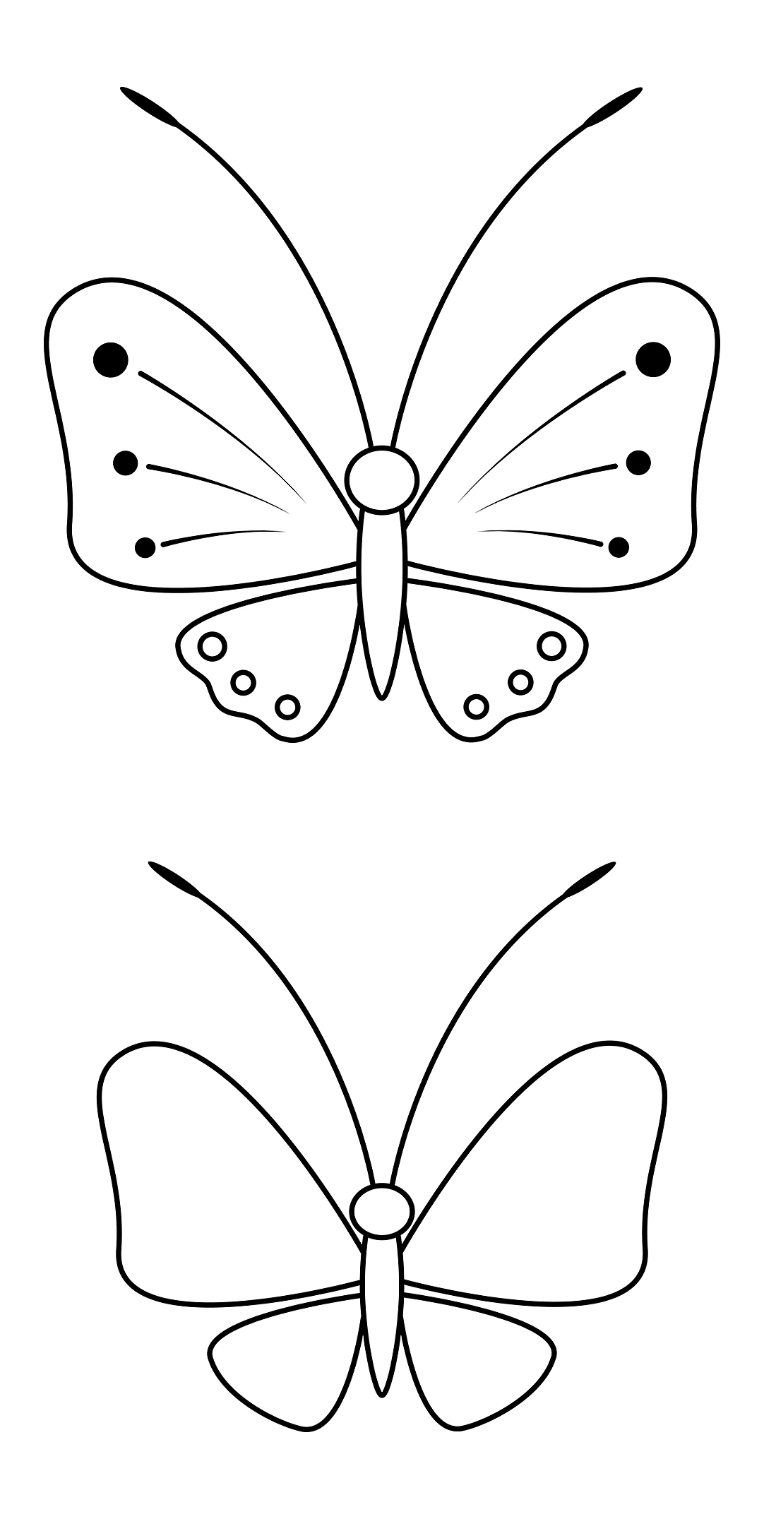 蝴蝶简笔画