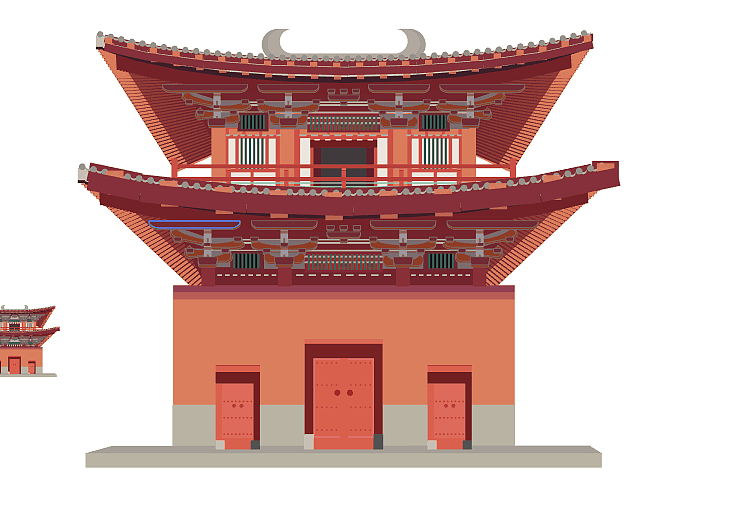 河北定州建筑（图ZMjQwNjk4NTg4） - 其他平面 - 站酷设计师刘娅婍原创素材 - 站酷ZCOOL