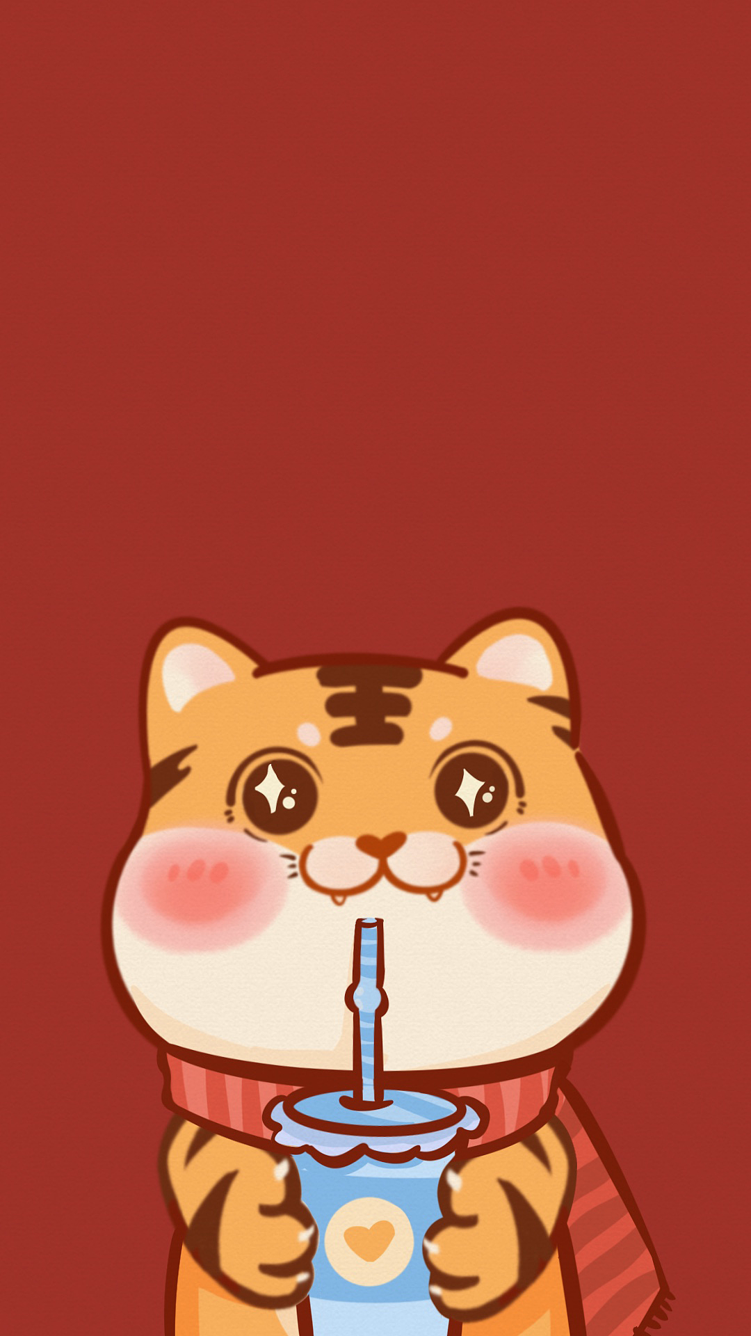 2022虎年好运系列壁纸（图ZMjgzNDk5MjUy） - 创作习作 - 站酷设计师插画师芙芙原创素材 - 站酷ZCOOL