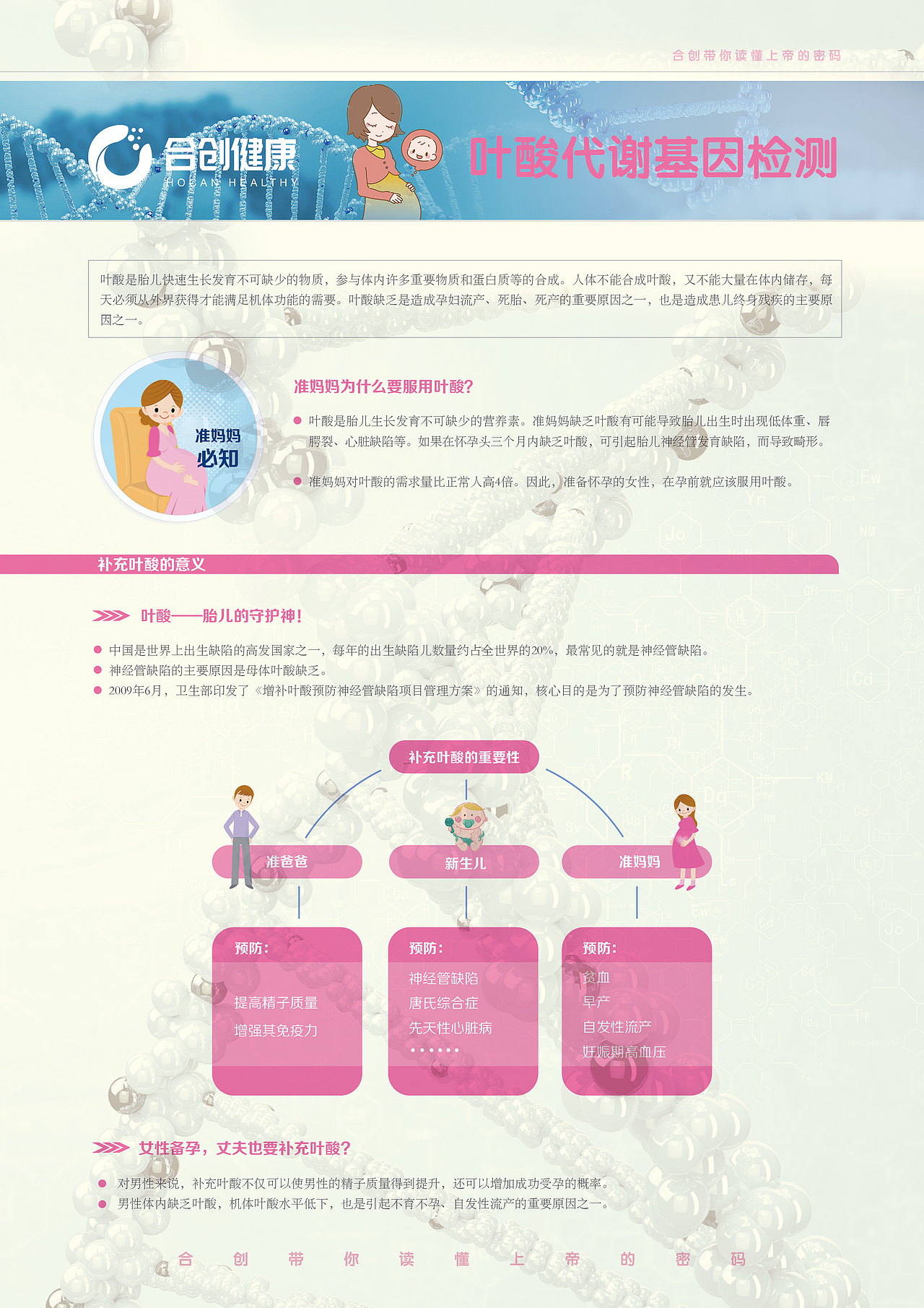 合创健康基因检测宣传页（图ZMjMzMDA0ODk2） - 宣传物料 - 站酷设计师咸鱼半遮面米妮原创素材 - 站酷ZCOOL