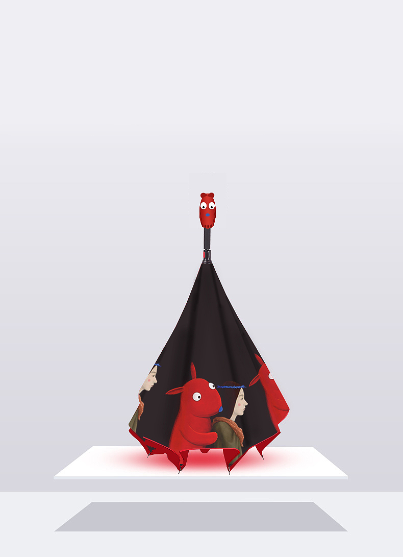 艺术家张占占作品衍生品双向伞（图ZOTAwODczNjQ=） - 其他平面 - 站酷设计师大明童鞋原创素材 - 站酷ZCOOL