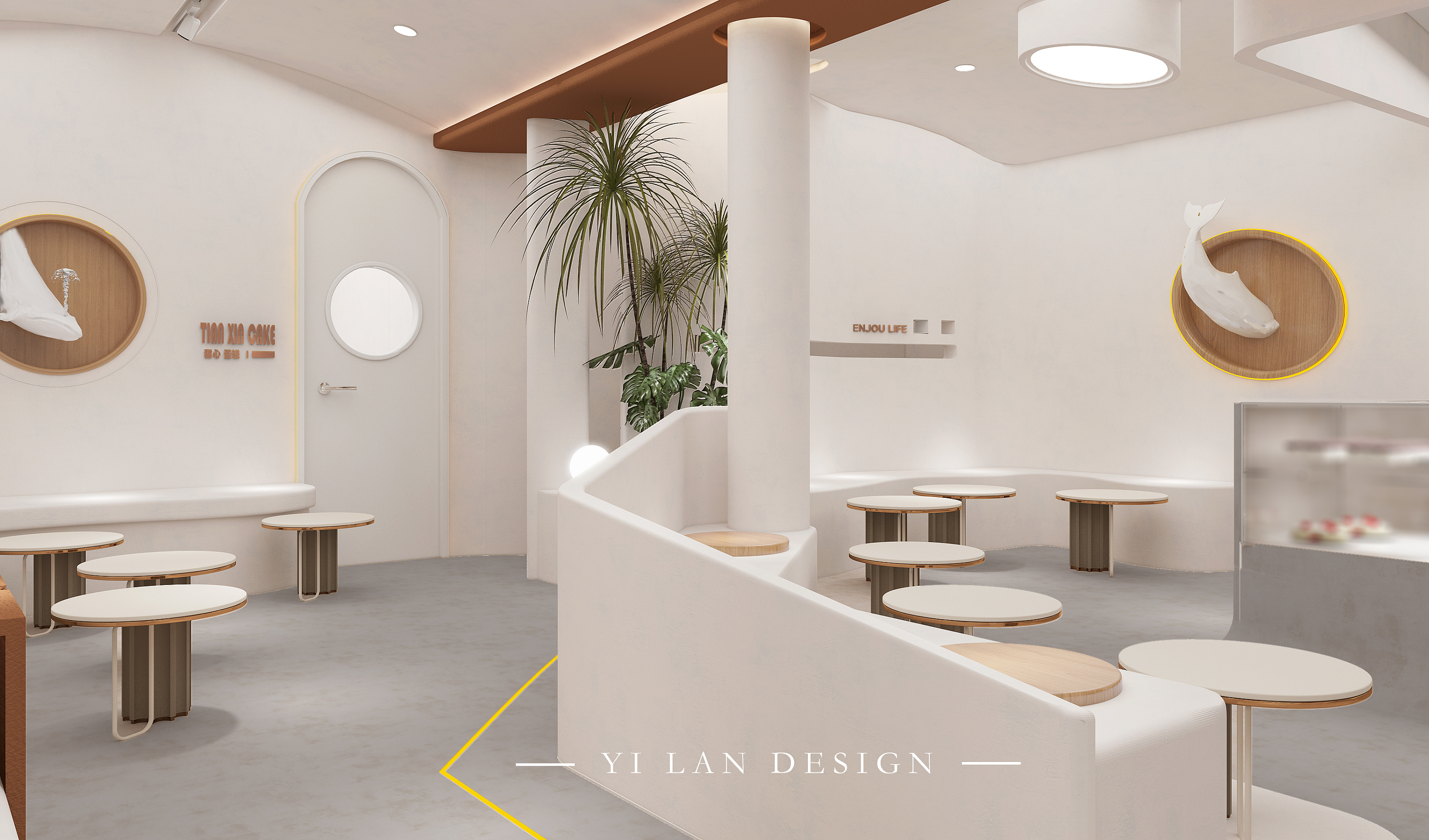 甜心蛋糕线下体验店《一岚设计》