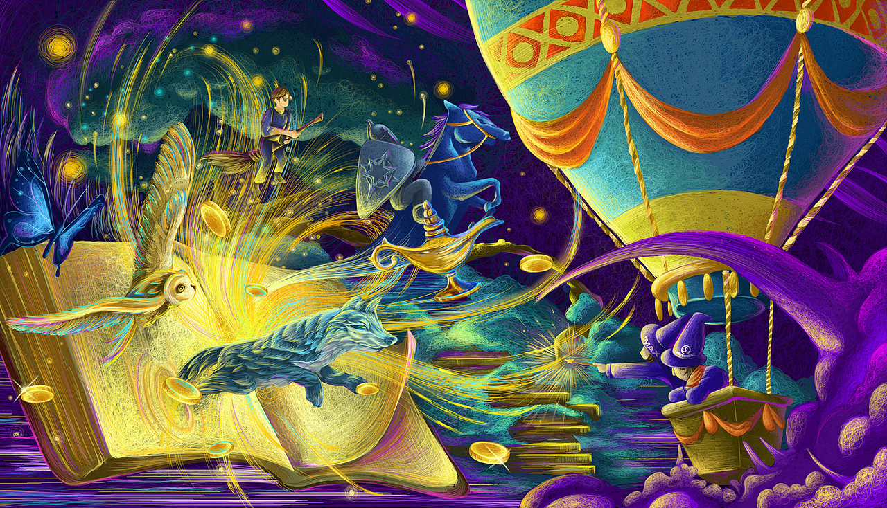 “万达影城 IMAX 第 365幕影迷盛典”线圈插画设计