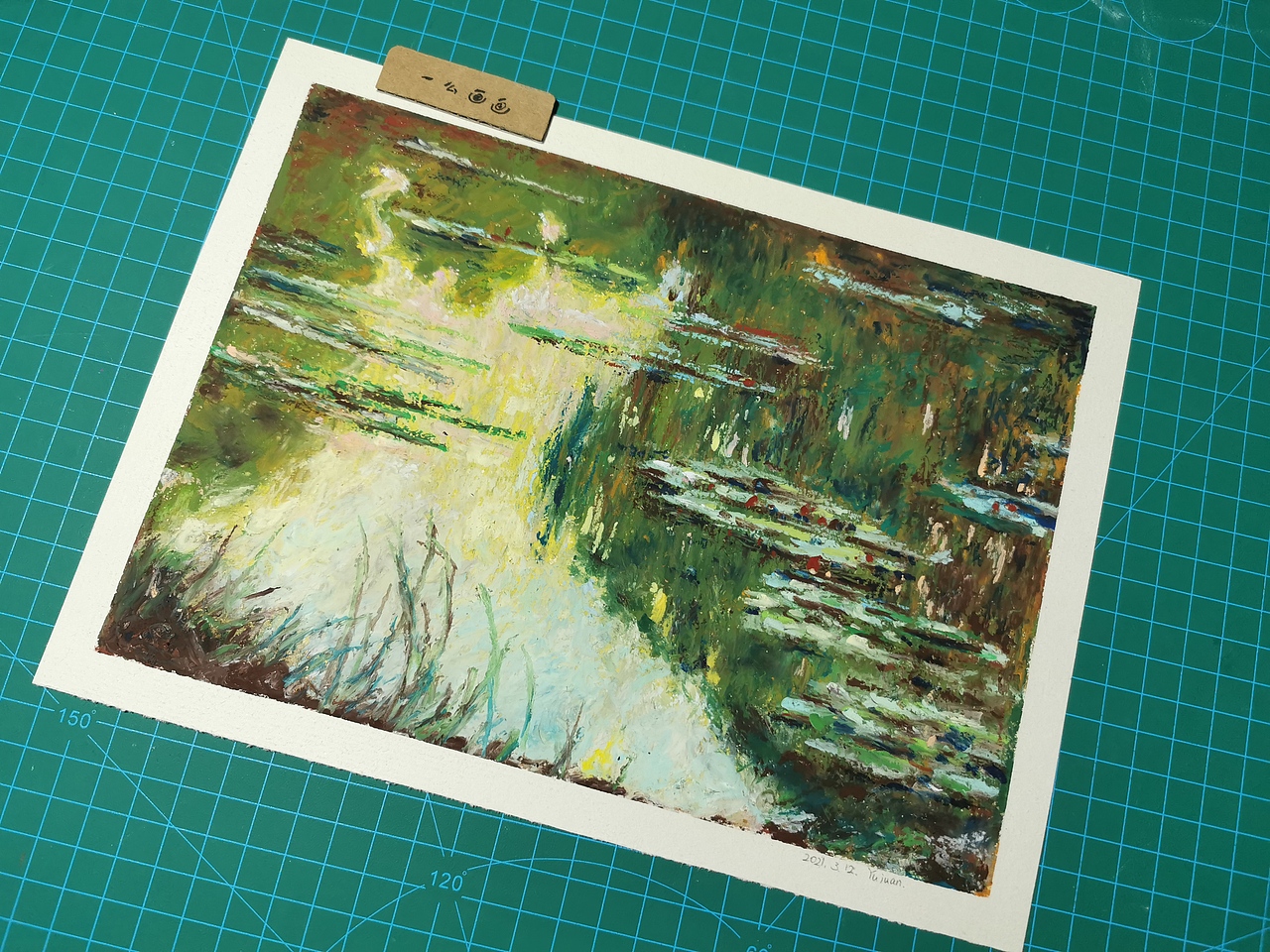 油画棒作品
