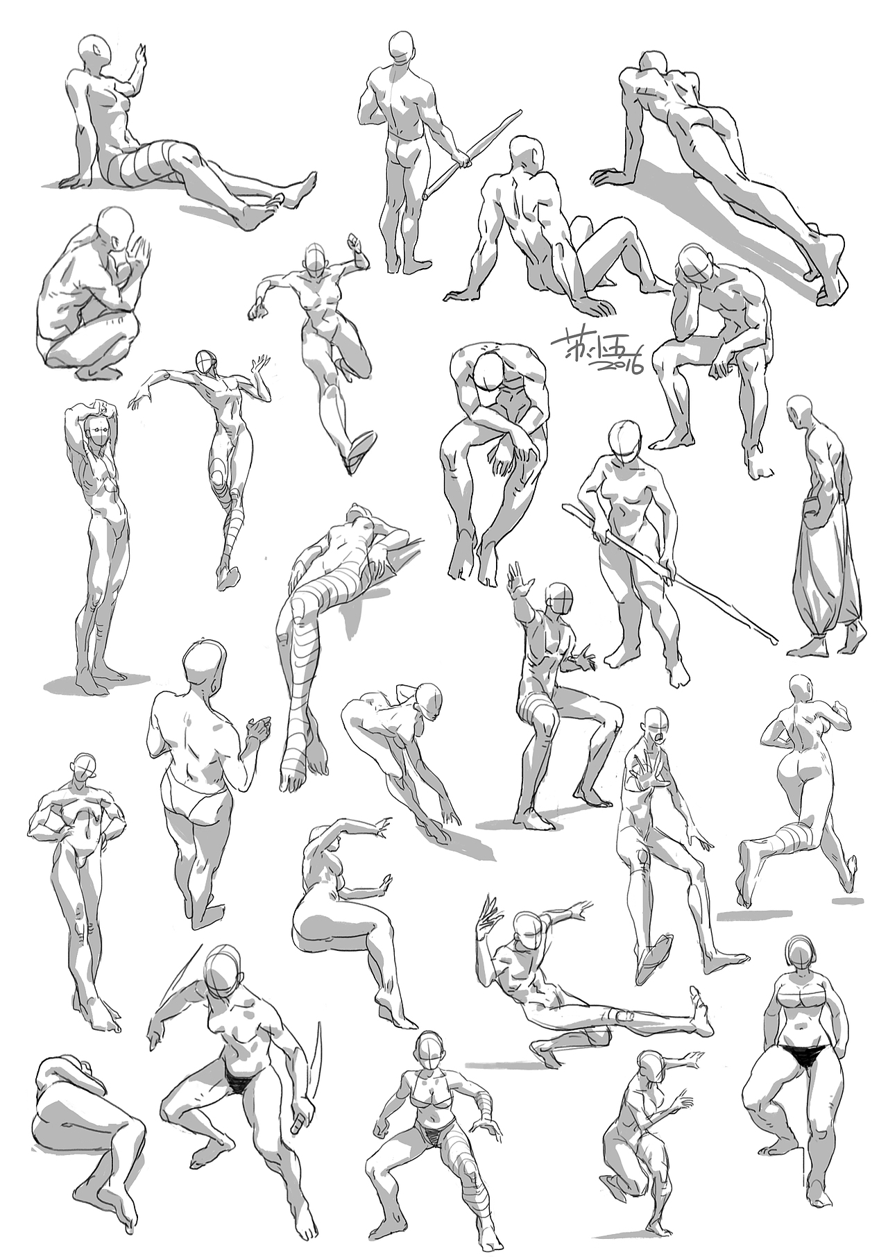 速写/苏小五-轻雾社分镜师