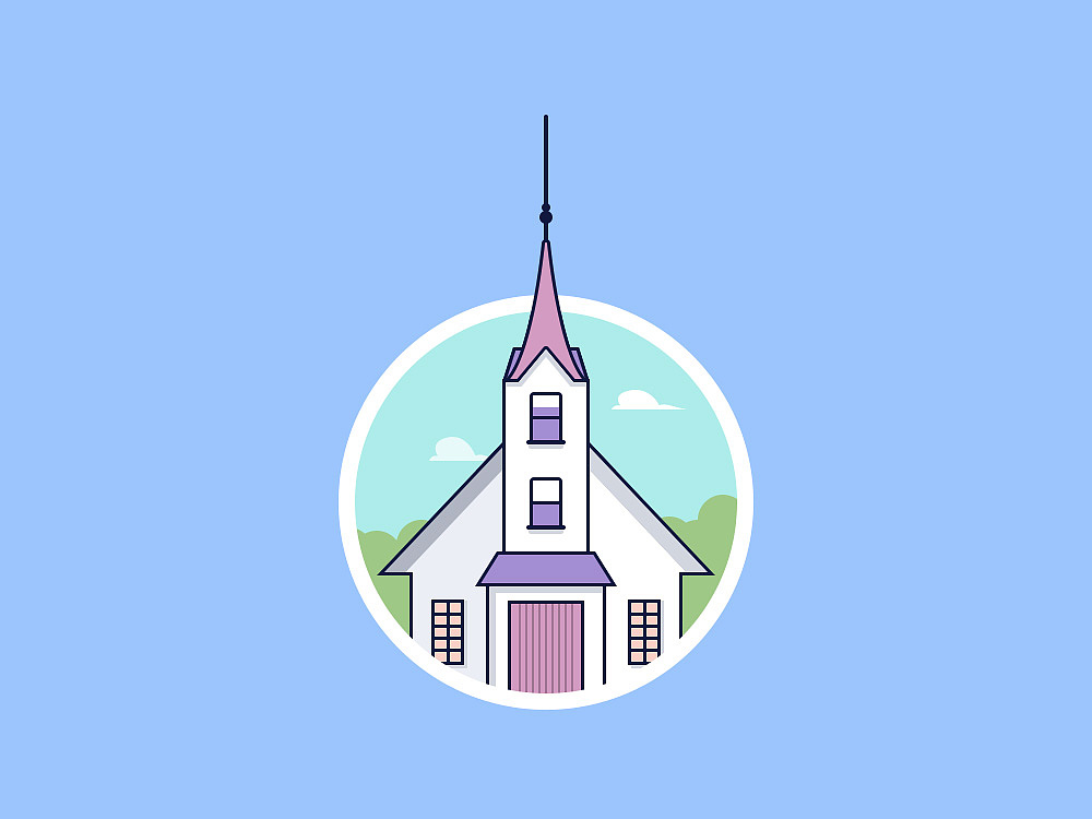 建筑插图（图ZMTA4OTkxMjQ4） - 创作习作 - 站酷设计师小丑鱼儿原创素材 - 站酷ZCOOL