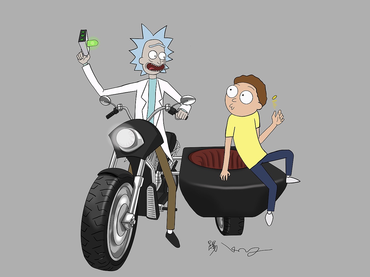 摩托车瑞克|动漫|动画片|z40042227 - 原创作品 - 站酷 (zcool)
