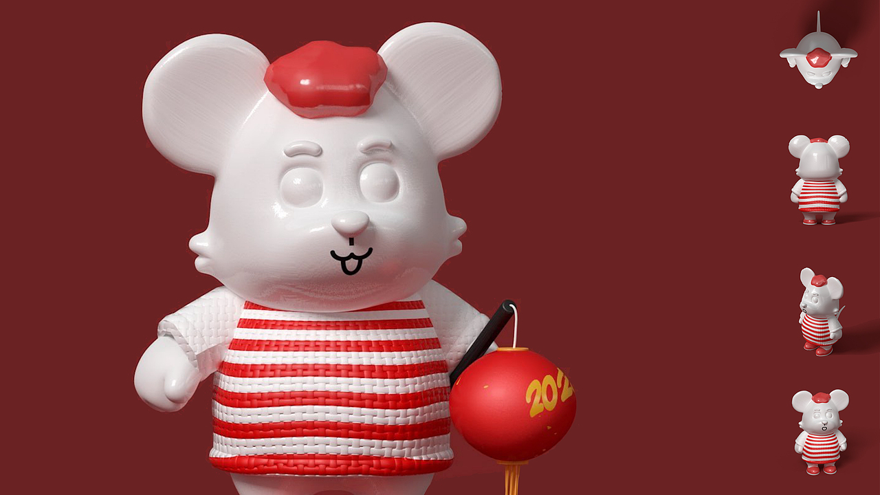 鼠一鼠二 | 新年鼠IP设计