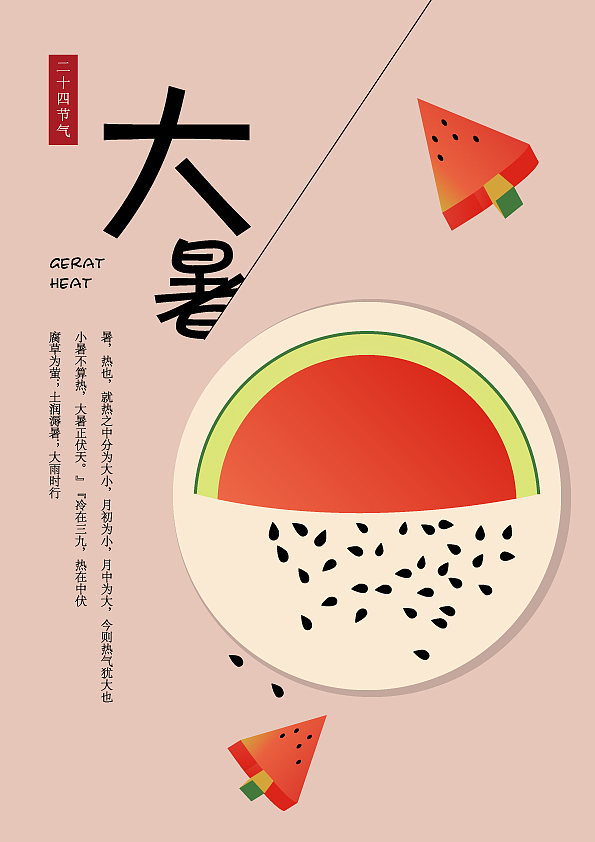 大暑（图ZMjAyODUxMjE2） - 像素画 - 站酷设计师19980928斌原创素材 - 站酷ZCOOL