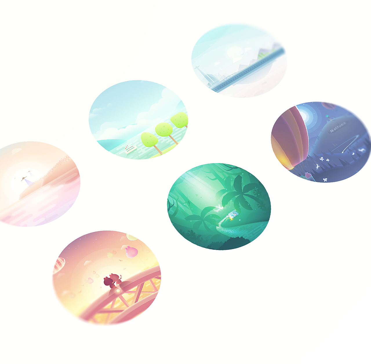 些许小插画（图ZMzQ5MTQ3OTI=） - 艺术插画 - 站酷设计师Baiheng原创素材 - 站酷ZCOOL