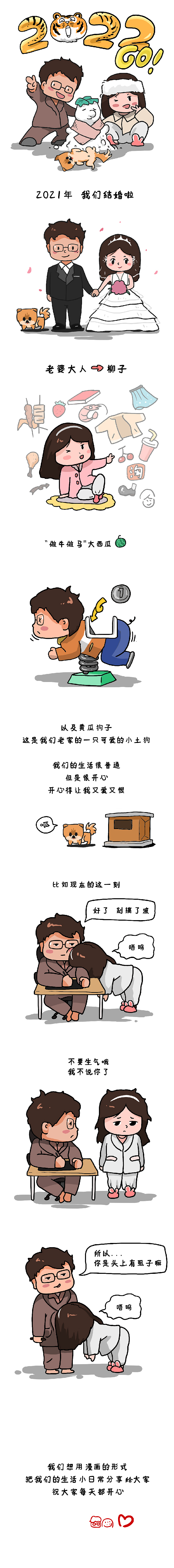 下面是延伸的四格漫画