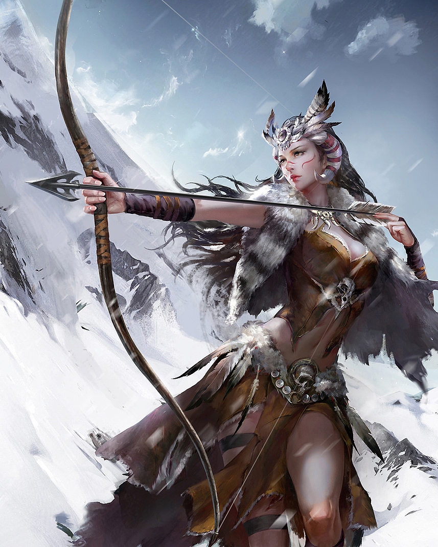 游戏原画手绘插画师丨老师作品