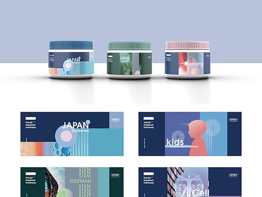 大健康医疗VI系统延展 |  world medical wellness