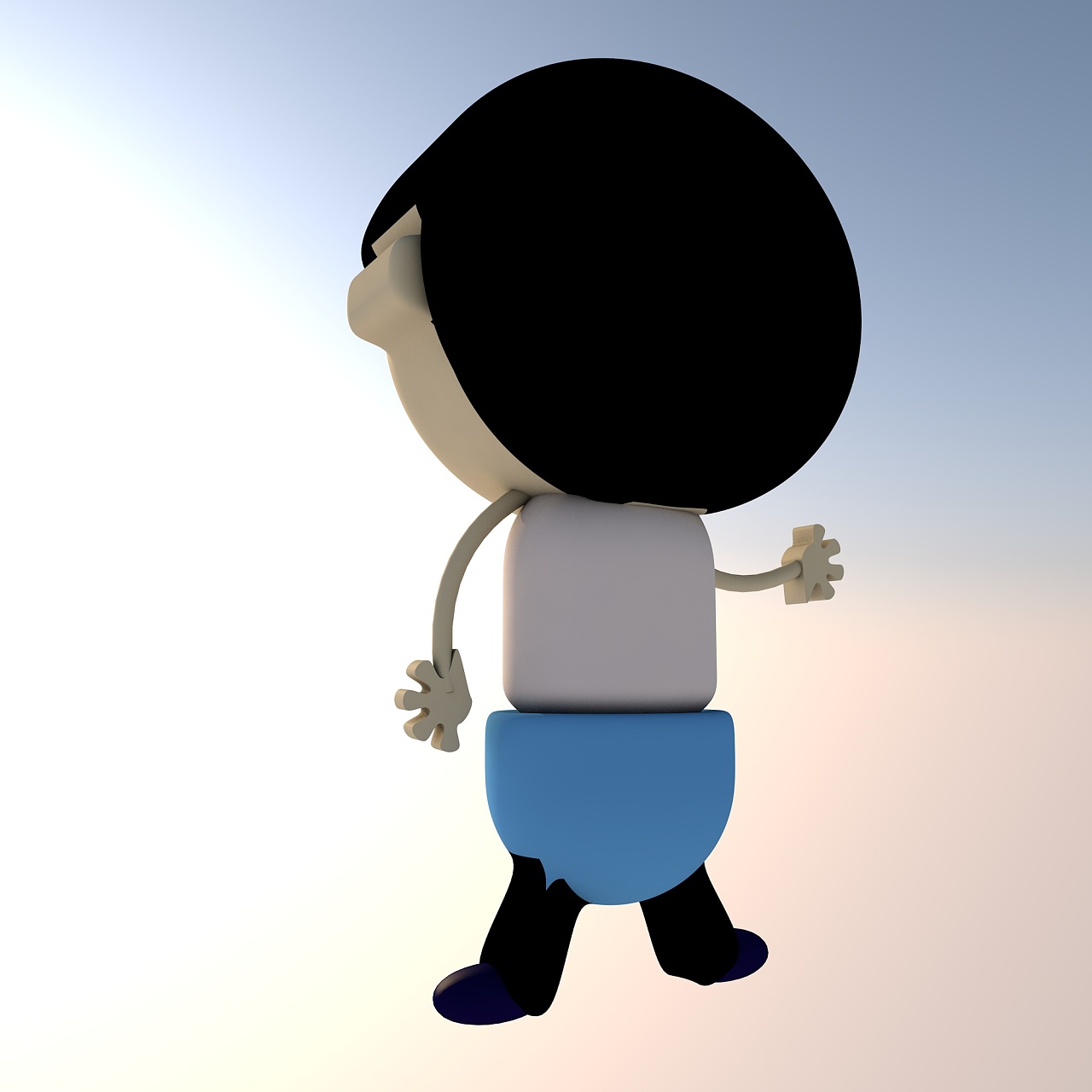 ip人偶c4d建模|三维|人物/生物|程俊cj - 原创作品 - 站酷 (zcool)