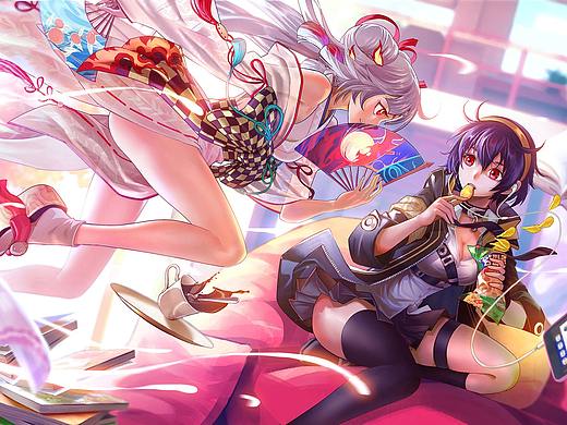 艾尔莎与不知火的第一次相遇