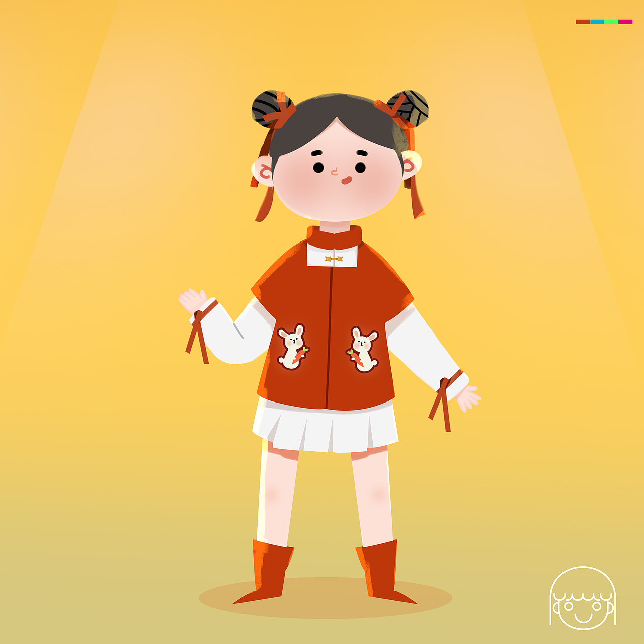 要做一个可爱的女生哦!