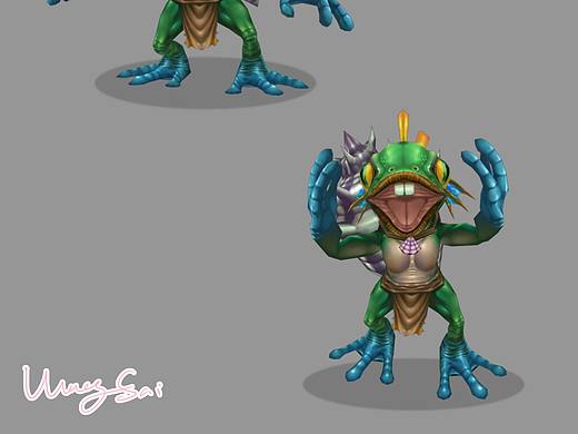 好久没用3D了,做了一个奔波尔霸