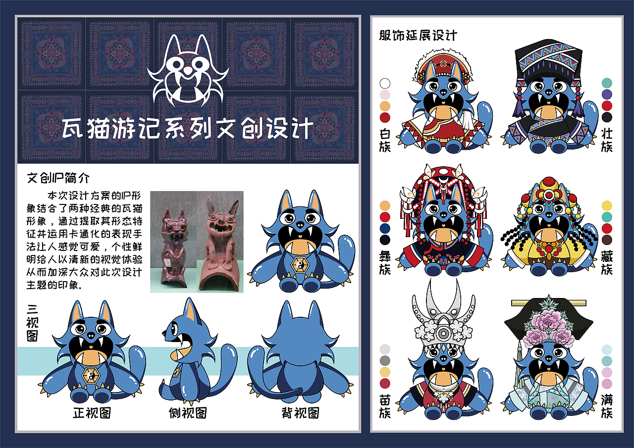 瓦猫游记（图ZMjcyOTYyMjU2） - IP形象 - 站酷设计师莫诺mono原创素材 - 站酷ZCOOL