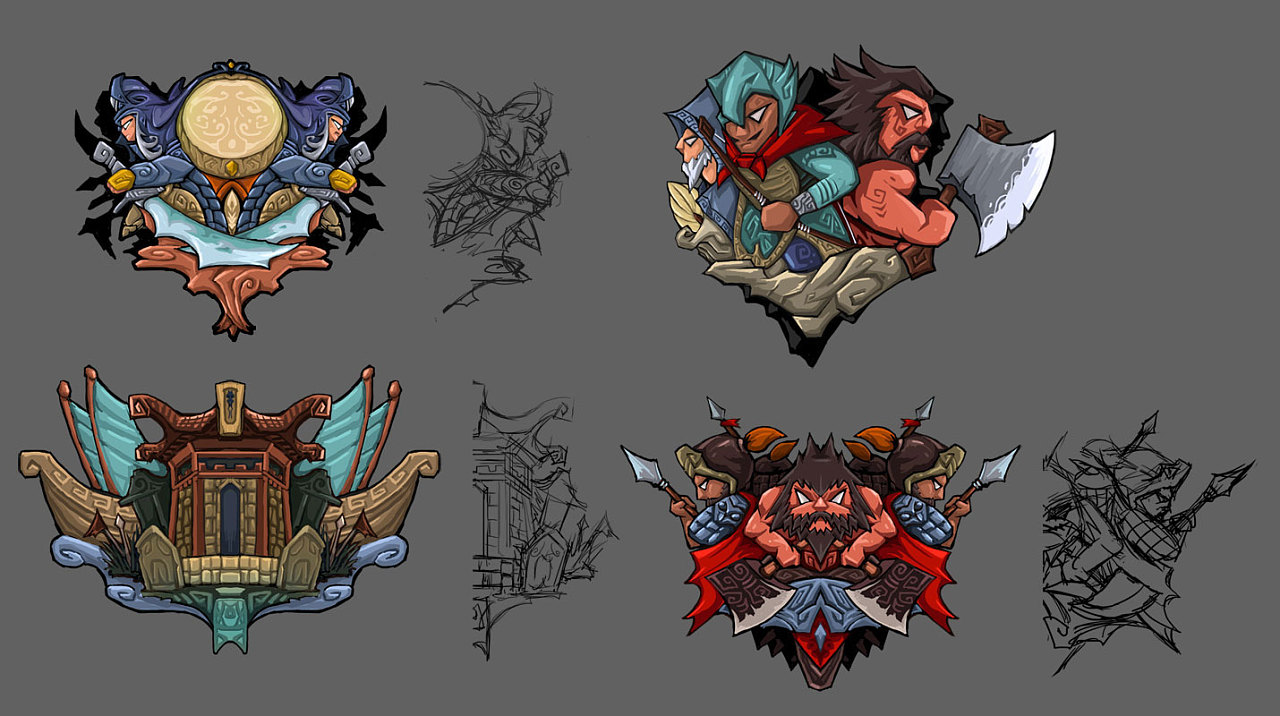 手绘ui——概念稿