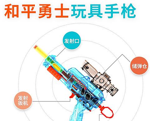 水弹玩具枪详情设计