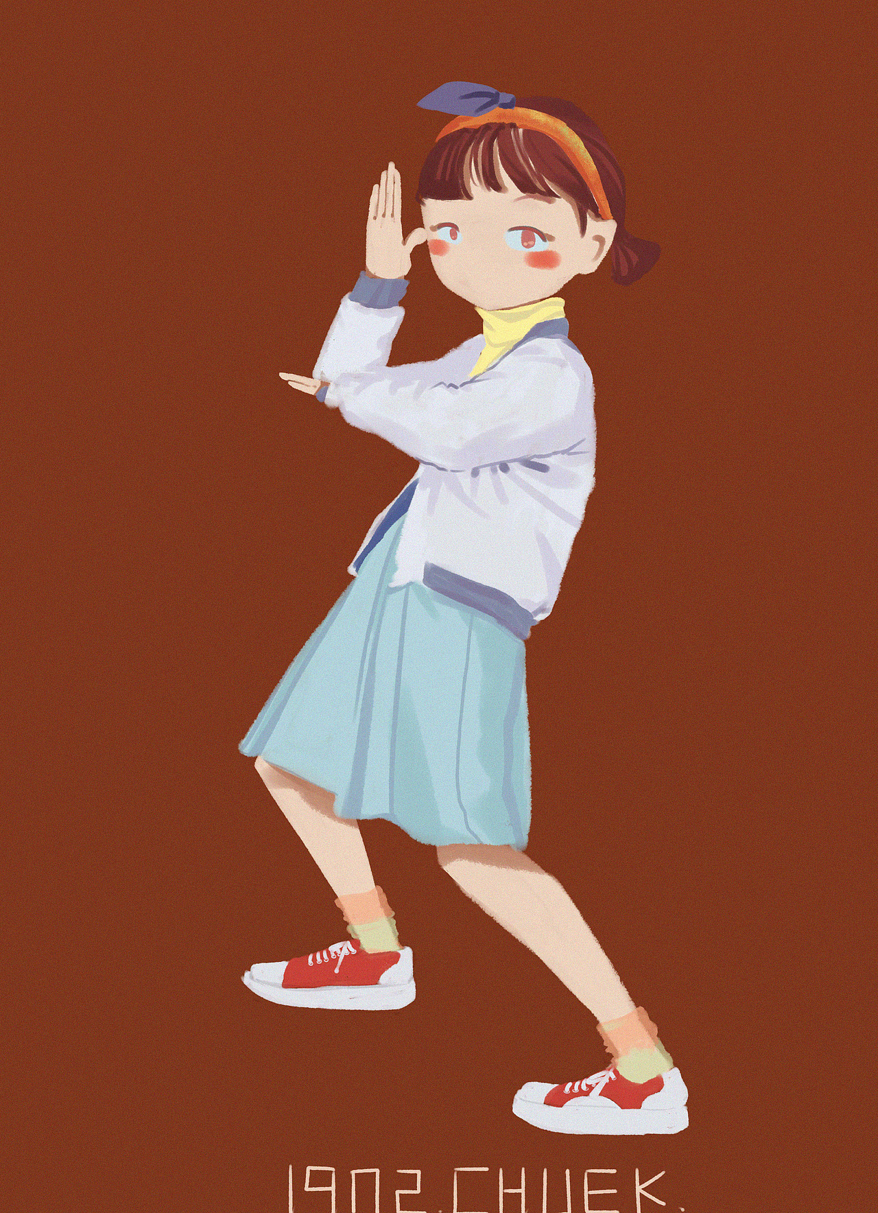 人物穿搭（图ZMTQ3MDM4MzAw） - 新锐潮流插画 - 站酷设计师Chuek_原创素材 - 站酷ZCOOL