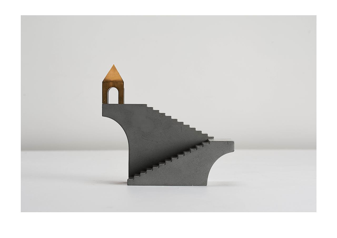 尘市集|水泥拱门楼梯桌面书立混凝土建筑摆件原创设计（图ZMjA4NTU2NDk2） - 生活用品 - 站酷设计师尘市集原创素材 - 站酷ZCOOL