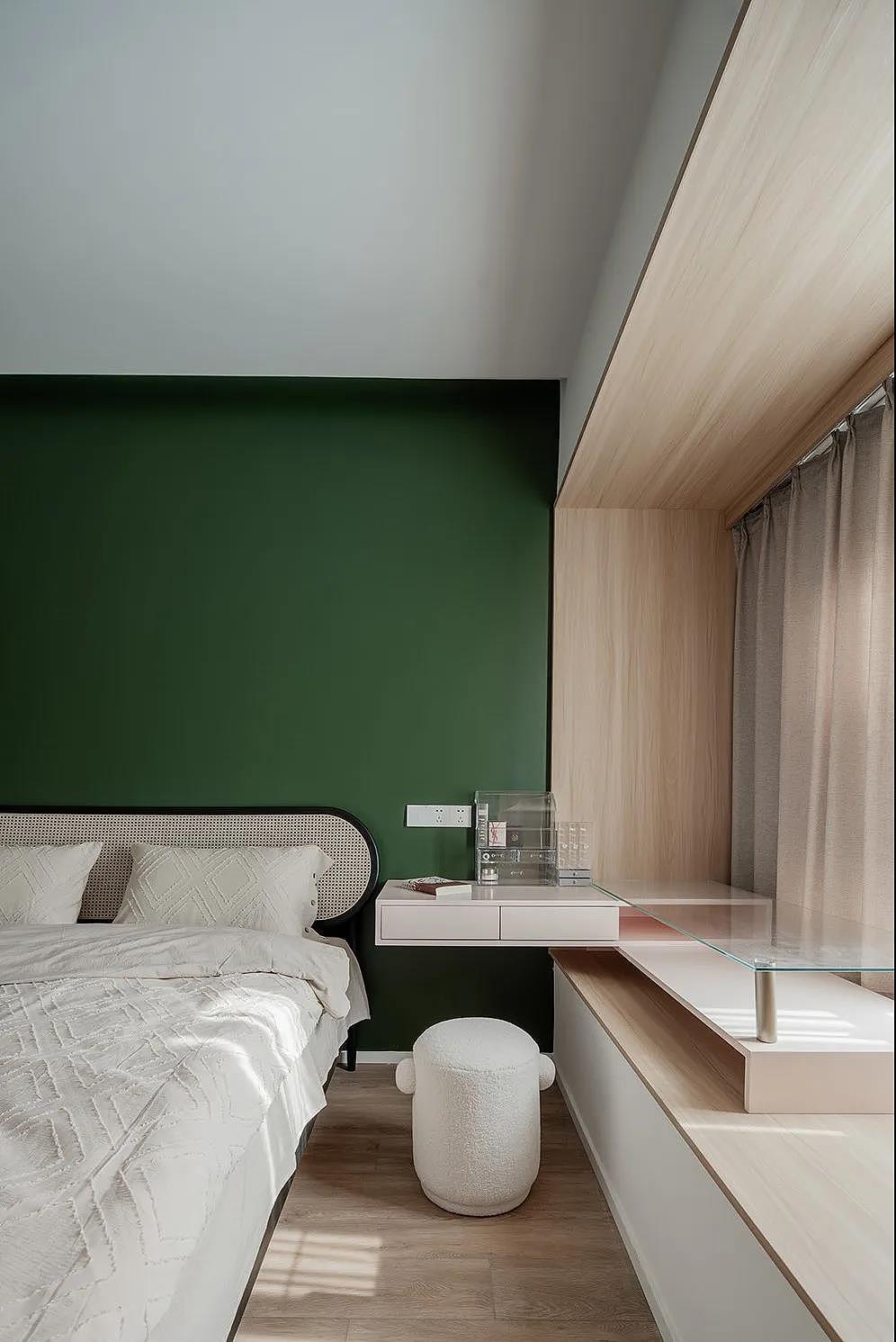 117㎡现代北欧风格新房装修，奶油质感森系清新