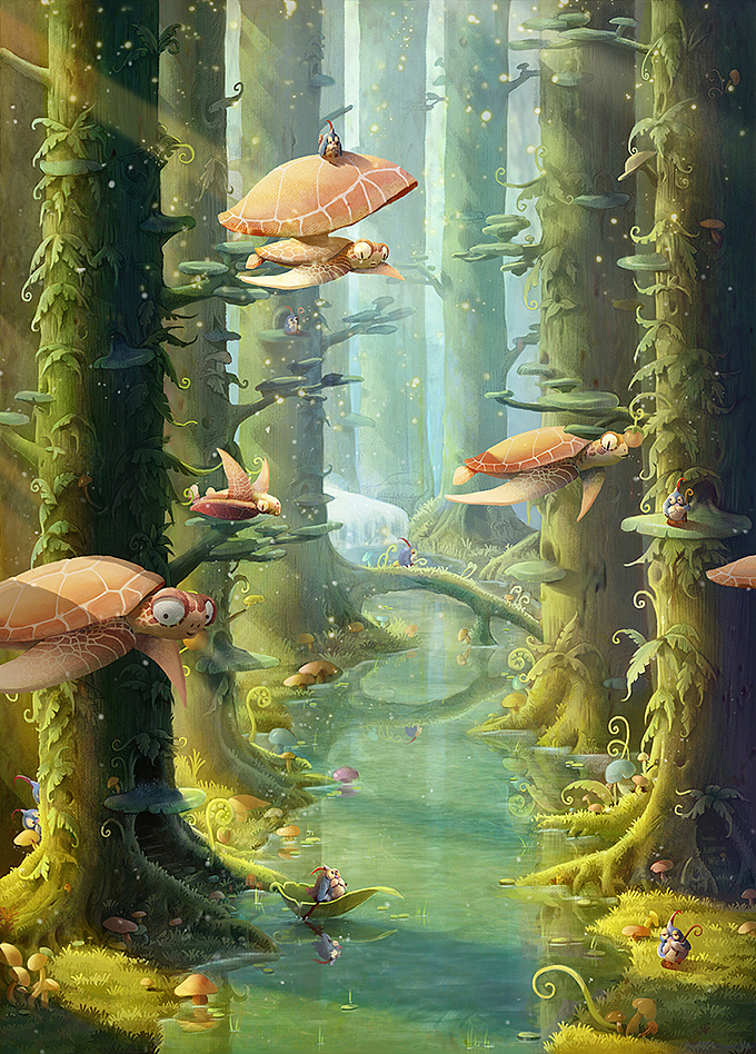 《我有一双美丽的眼睛》系列（图ZMzU3NzkzODQ=） - 儿童插画 - 站酷设计师飞飞虫原创素材 - 站酷ZCOOL