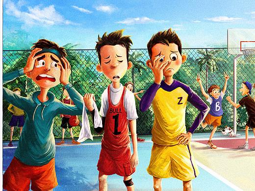 绘本-《了不起的篮球队》《我爱足球》