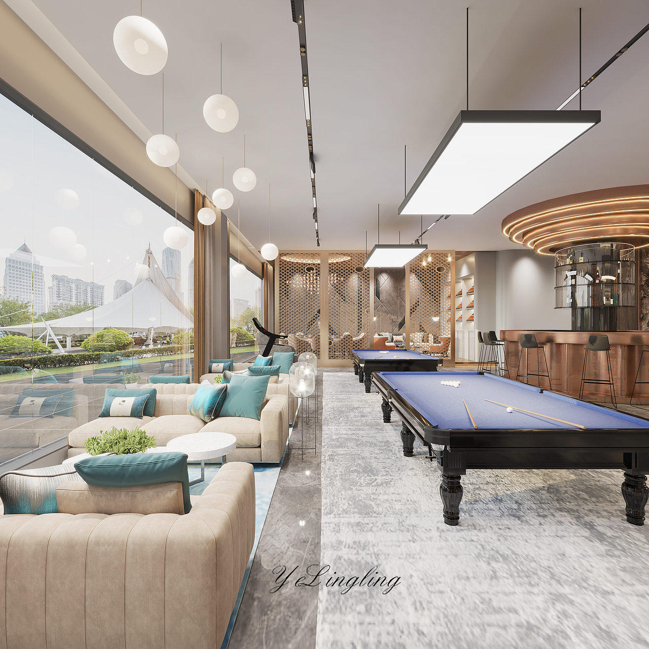 会所设计案例/北玄效果图