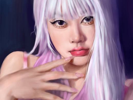 之前画的头像厚涂