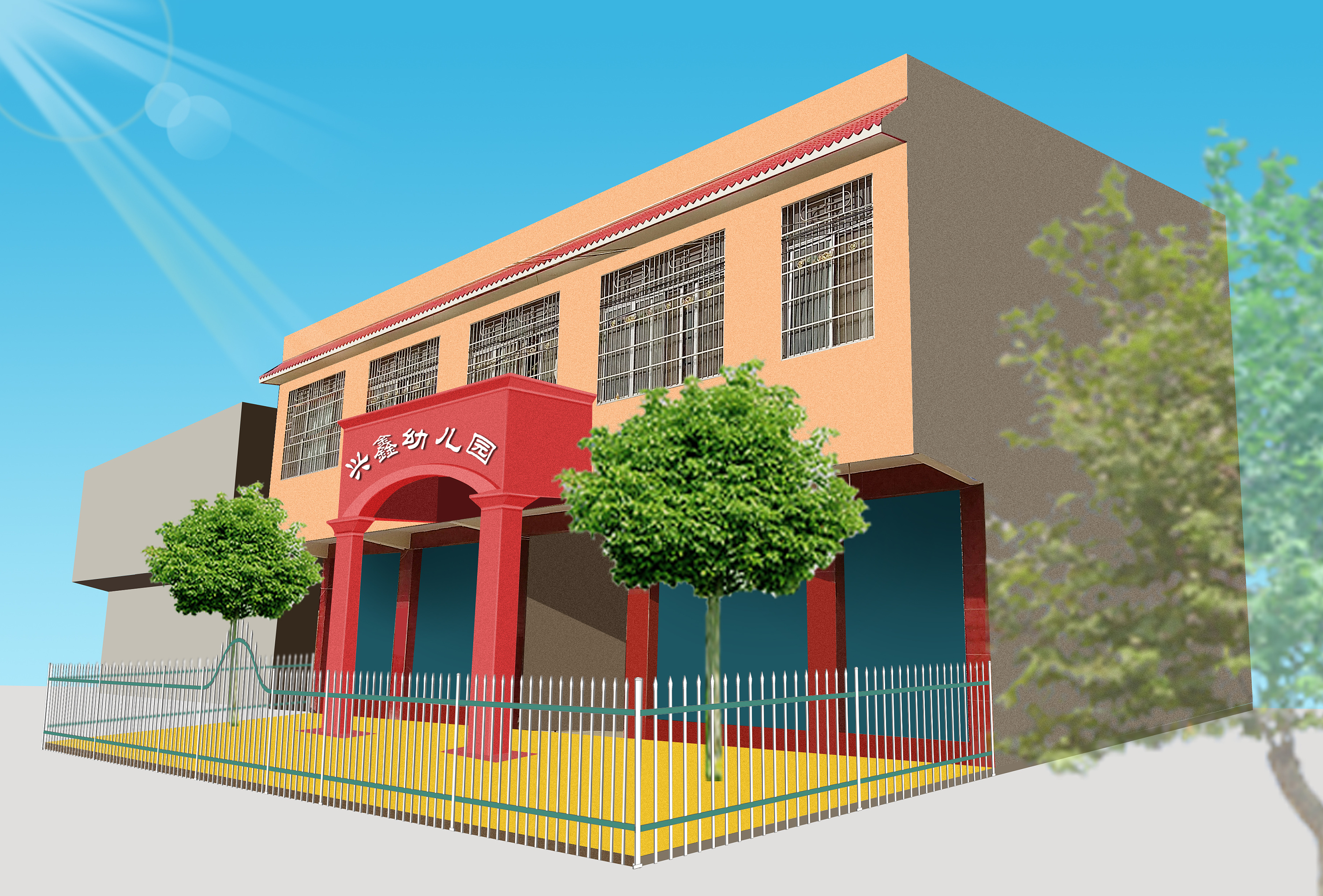 绵阳市里程兴鑫幼儿园设计