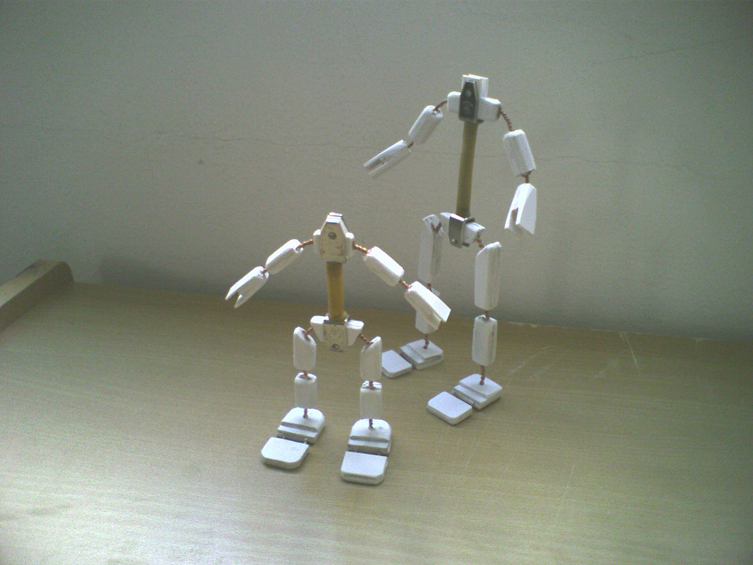 原创定格动画《寻》骨架