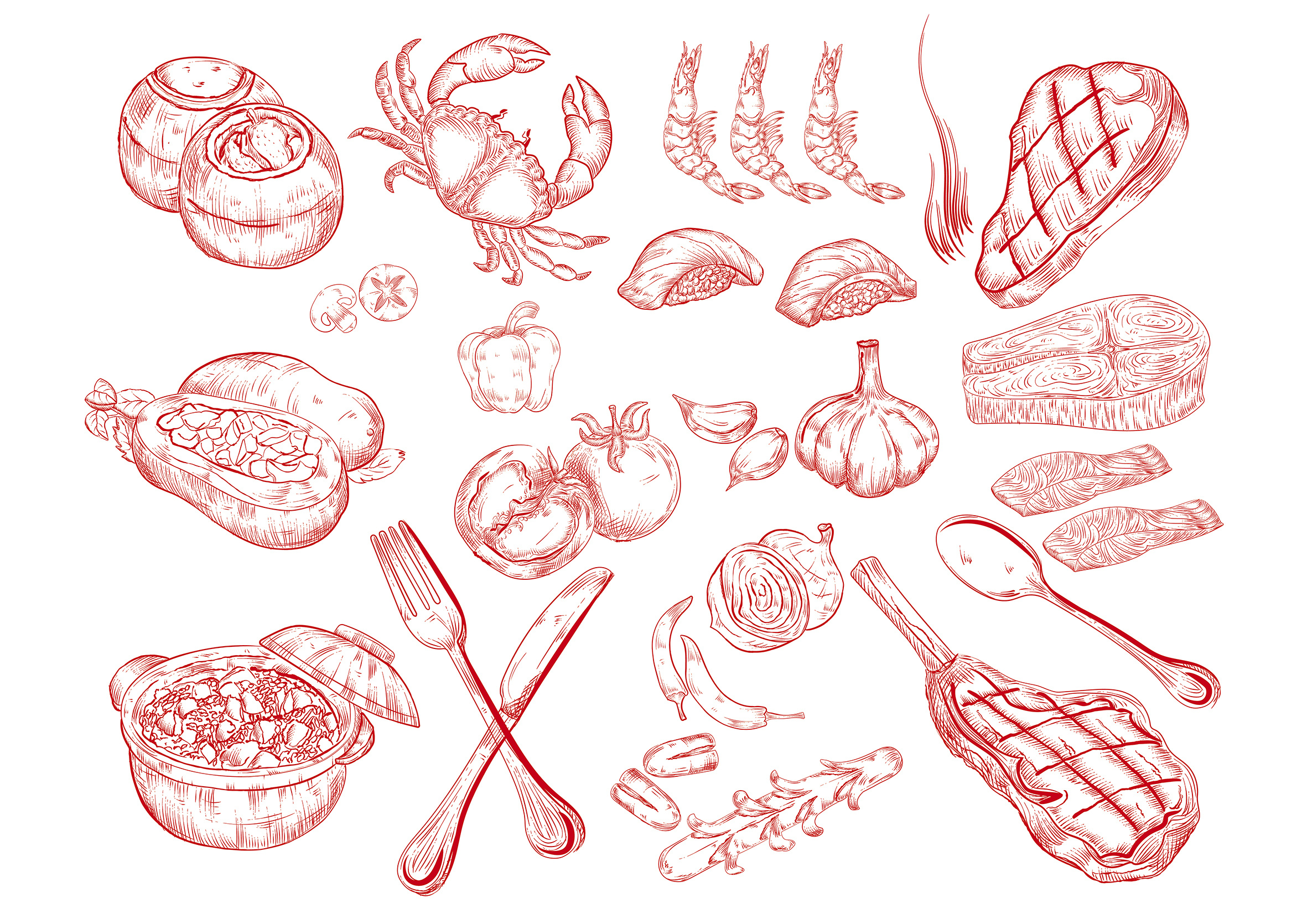 食材|插画|创作习作|小空儿 - 原创作品 - 站酷 (zcool)