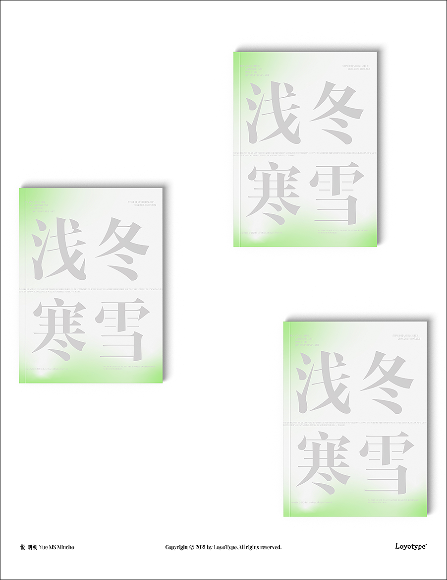 悦明朝 Yue MS Mincho（图ZMjY1OTg0Nzcy） - 字体/字形 - 站酷设计师loyotype原创素材 - 站酷ZCOOL