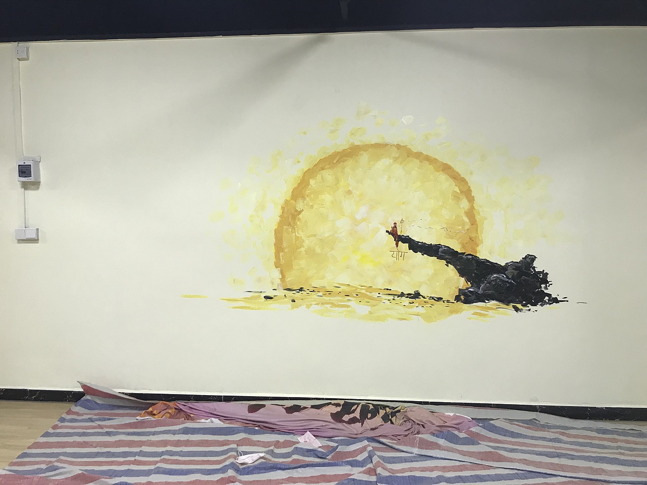 健身房格斗区涂鸦（图ZMTQ1ODAxODgw） - 新锐潮流插画 - 站酷设计师江河KALO原创素材 - 站酷ZCOOL