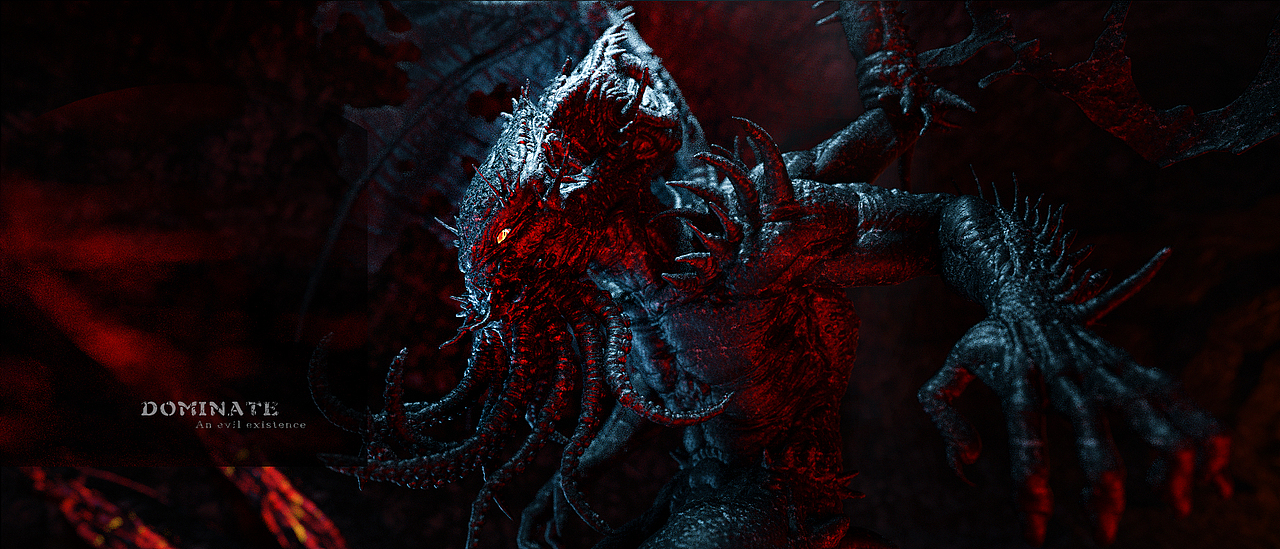 《Cthulhu》（图ZMTkwNTc3NTc2） - 场景 - 站酷设计师伟大张奇怪原创素材 - 站酷ZCOOL