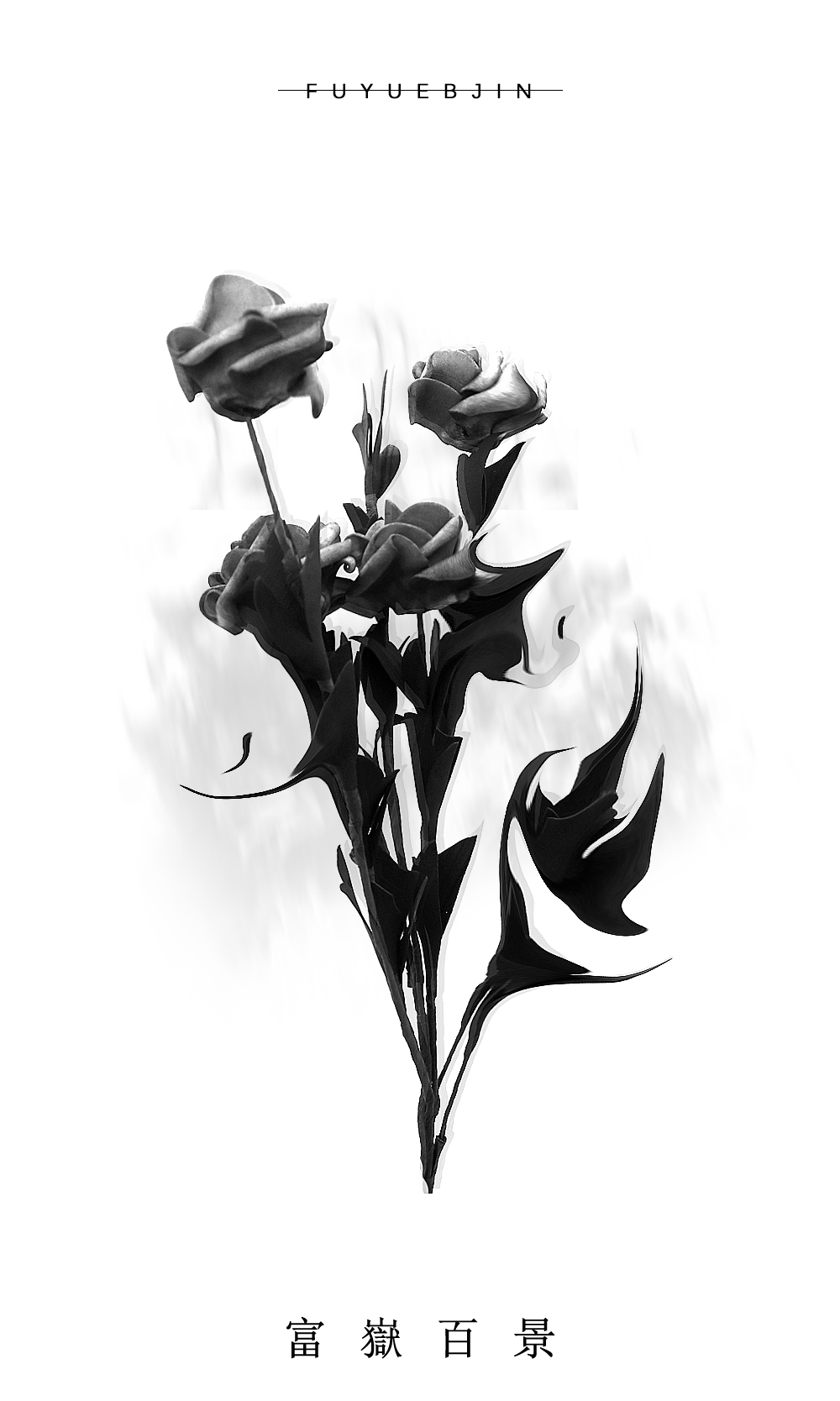 黑白玫瑰