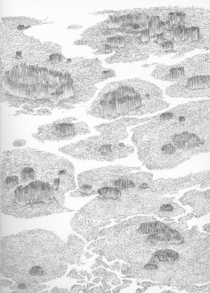 紅海灘之圓境印象（圖ZODI0MDQxNTI=） - 藝術(shù)插畫 - 站酷設(shè)計師米果migour原創(chuàng)素材 - 站酷ZCOOL