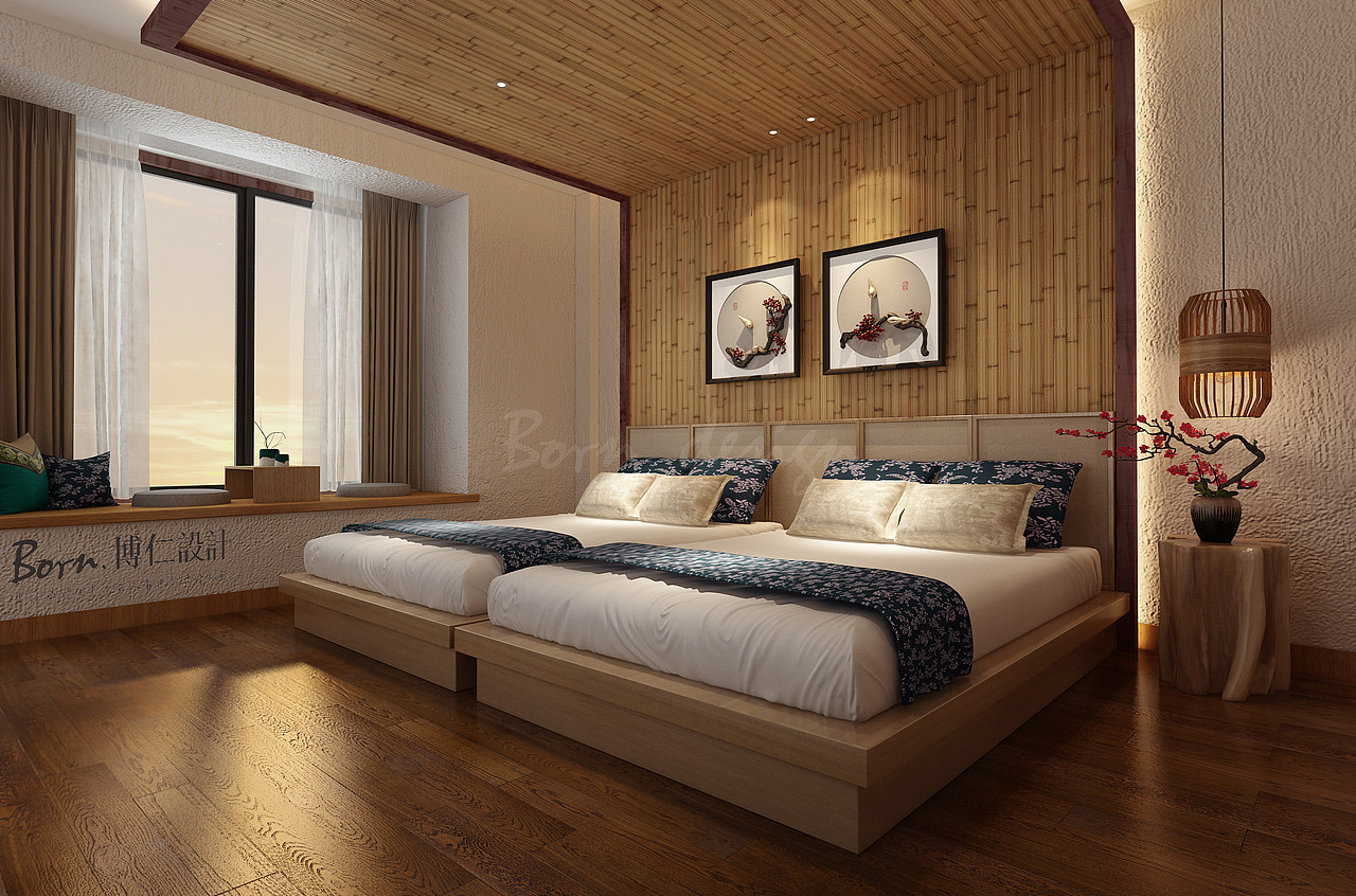 黄山民宿设计案例分享（图ZMTQzMDM3MTE2） - 家装设计 - 站酷设计师博仁设计原创素材 - 站酷ZCOOL