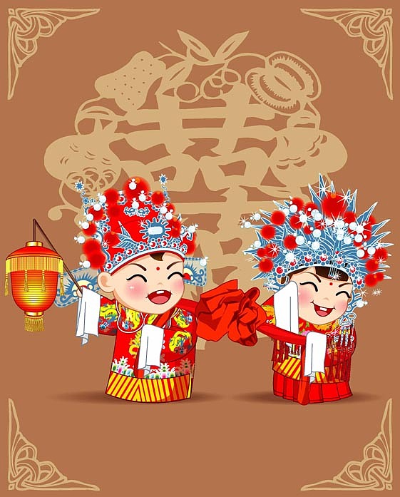 【原创】q版角色设计 金童玉女