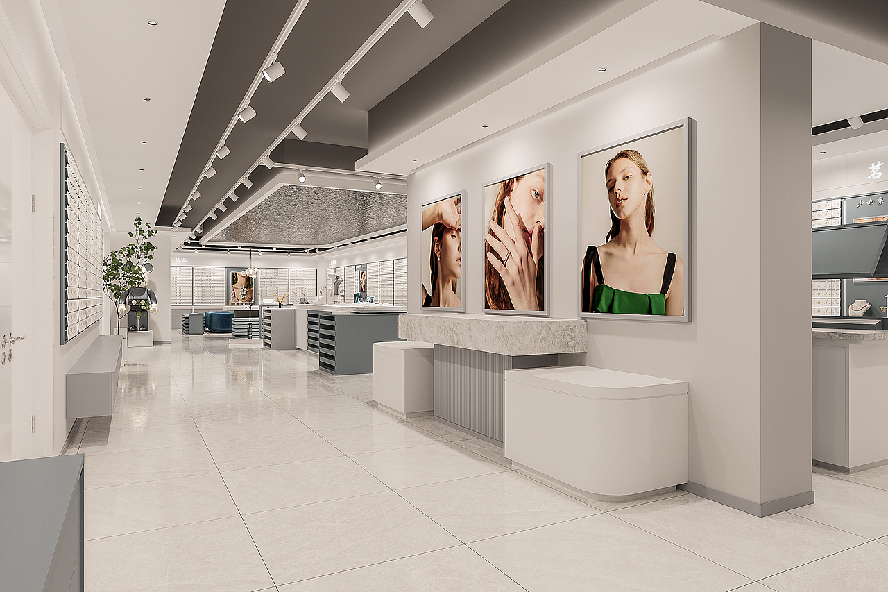 茗隆飾品展廳（圖ZMjQxMjM5MTAw） - 家裝設(shè)計(jì) - 站酷設(shè)計(jì)師小四月design原創(chuàng)素材 - 站酷ZCOOL